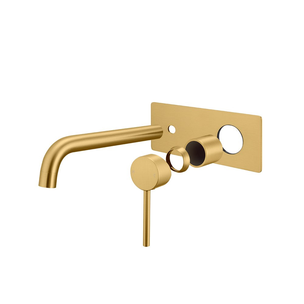 LUCID PIN Series Brushed Brass Spout Mixer Trim Kit Only (match CLPS ...