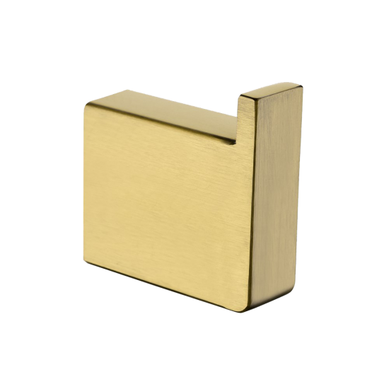 IVANO Series Square Brushed Yellow Gold Robe Hook – trade-suppliers